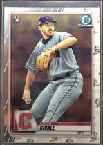 2020 Bowman Chrome #36 Aaron Civale