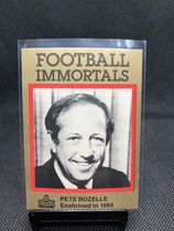 1985 Football Immortals #1 Pete Rozelle