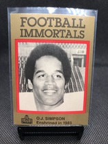 1985 Football Immortals #4 O.J. Simpson