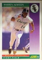 1992 Score Base Set #398 Warren Newson