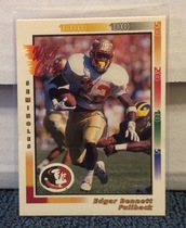 1992 Wild Card NASDAM #1 Edgar Bennett