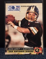 1991 Pro Set WLAF 150 #143 Jason Garrett