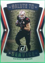 2017 Donruss Salute to Service #15 Garrett Celek