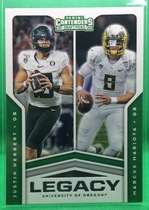 2020 Panini Contenders Draft Picks Legacy #6 Justin Herbert|Marcus Mariota