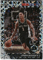 2019 Panini NBA Hoops Premium Stock Prizm Laser Silver #175 Lonnie Walker