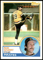 1983 Topps Base Set #537 Rod Scurry