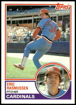 1983 Topps Base Set #594 Eric Rasmussen
