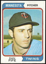 1974 Topps Base Set #421 Dan Fife