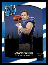 2017 Donruss Base Set #348 Davis Webb