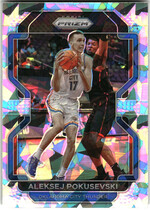 2021 Panini Prizm Ice Prizm #225 Aleksej Pokusevski