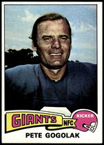 1975 Topps Base Set #449 Pete Gogolak