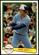 1982 Donruss Base Set #381 Ernie Whitt