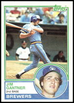 1983 Topps Base Set #88 Jim Gantner