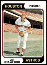 1974 Topps Base Set #279 Jim Crawford