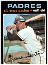 1971 Topps Base Set #25 Clarence Gaston