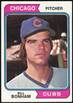1974 Topps Base Set #528 Bill Bonham