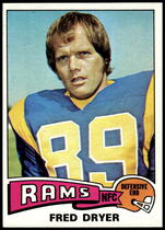 1975 Topps Base Set #312 Fred Dryer