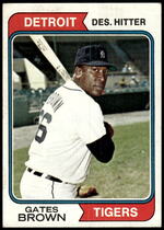 1974 Topps Base Set #389 Gates Brown