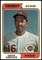 1974 Topps Base Set #134 Denis Menke