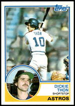 1983 Topps Base Set #558 Dickie Thon