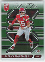 2024 Donruss Elite The Elite Green #14 Patrick Mahomes Ii