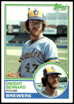 1983 Topps Base Set #244 Dwight Bernard
