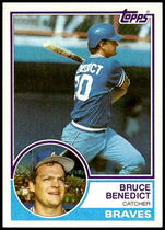 1983 Topps Base Set #521 Bruce Benedict