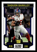 2023 Score Base Set #235 Saquon Barkley