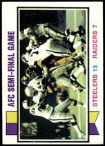 1973 Topps Base Set #134 AFC Semi-Final Game