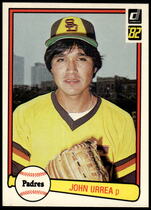 1982 Donruss Base Set #313 John Urrea