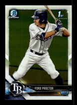 2018 Bowman Chrome Draft #BDC-105 Ford Proctor