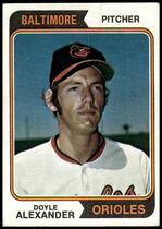 1974 Topps Base Set #282 Doyle Alexander