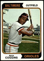1974 Topps Base Set #353 Rich Coggins