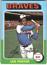 1975 Topps Base Set #418 Leo Foster