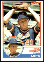 1983 Topps Base Set #739 Rick Ownbey