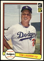 1982 Donruss Base Set #110 Tom Lasorda
