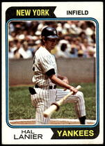1974 Topps Base Set #588 Hal Lanier