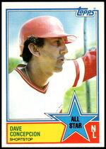 1983 Topps Base Set #400 D. Concepcion