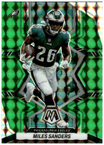 2022 Panini Mosaic Green Mosaic #157 Miles Sanders