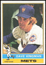 1976 Topps Base Set #40 Dave Kingman