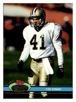 1991 Stadium Club Base Set #295 Toi Cook