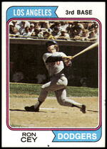 1974 Topps Base Set #315 Ron Cey