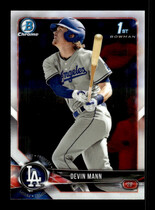 2018 Bowman Chrome Draft #BDC-15 Devin Mann