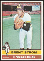 1976 Topps Base Set #84 Brent Strom