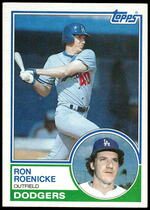 1983 Topps Base Set #113 Ron Roenicke
