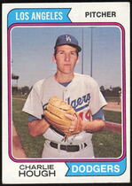 1974 Topps Base Set #408 Charlie Hough