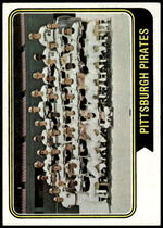 1974 Topps Base Set #626 Pirates Team