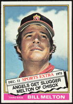 1976 Topps Traded #309T Bill Melton