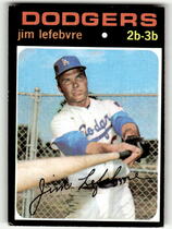 1971 Topps Base Set #459 Jim Lefebvre