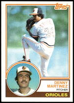 1983 Topps Base Set #553 Dennis Martinez